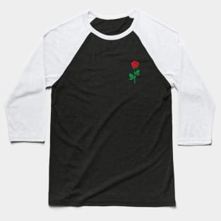 Simple Rose Baseball T-Shirt